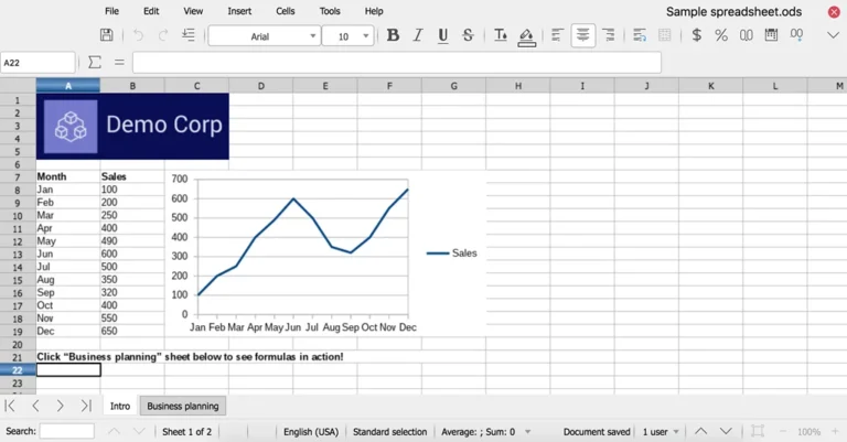 Aplikasi LibreOffice Calc